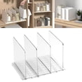 thumbnail image 2 of tredstone Closet Shelf Dividers Partition for Kitchen, Office, Pantry Easily Install Clear 4 Grid, 2 of 8