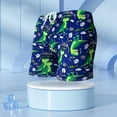 thumbnail image 3 of Sunnyoo Boys Swim Trunks Dinosaur Prints Quick-Dry Compression Liner Board Shorts, 3 of 3