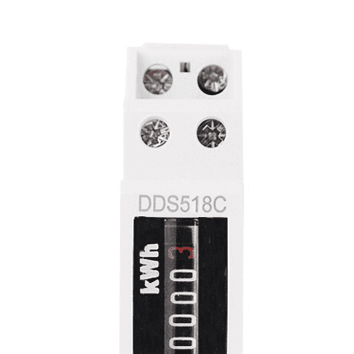 2X Household Electronic Din Rail Single Phase Electricity Power Consumption Wattmeter Energy Meter KWh Counter