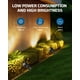 thumbnail image 4 of Foco exterior DEWENWILS LED de 120 V, 4,8 W, 5000 K, con 3 lentes, 4 of 7