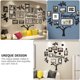 thumbnail image 4 of 1 juego de pegatinas de pared con marco de fotos y árbol, creativas y elegantes en 3D., 4 of 5