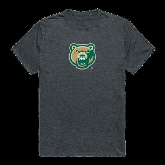 W Republic 519-493-HCH-03 Georgia Gwinnett Grizzlies College Cinder T-Shirt, Heather Charcoal - Large