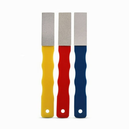 

Whetstone Knife Sharpening Stone with Comfortable Handle for Kitchen Hunting