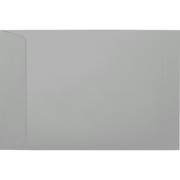 LUXPaper 6 x 9 Open End Envelopes, Gray Kraft, 500/Pack