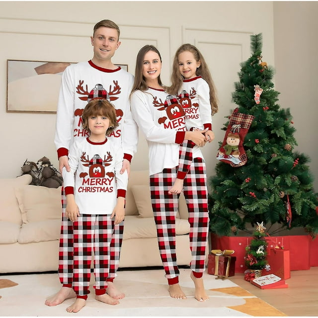 Pyjamas de Noël pour Familles Ensemble de Pyjama de Noël Style12