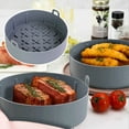 thumbnail image 3 of Hadanceo Air Fryers Pot Non-stick  Food Safe Air Fryers Bowl Anti-slip Convenient Kitchen Tool, 3 of 7