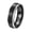 Silver Black, variant on Men's Classic Simple Retro Versatile Jewelry Gradient Color 6MM Tungsten Carbide Wedding Ring Matte Finish Comfort Fit Gold Silver Size 8