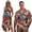 250th Anniversary, variant on Mens Casual Shirts Hawaii Dress Red Polynesian Tribal Washable Couple Matching Outfits Summer Dress with Pockets for Summer Vacation Trip Soft and Comfortable
