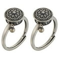 thumbnail image 1 of Giratorios Budistas Tibetanos Con Rueda De Oración Om, Anillo Mantra De Loto De Latón, Anillos De Dedo De La Suerte 2 Anillos Sweethay AP006648-01, 1 of 6