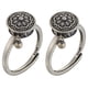 thumbnail image 1 of Anillos de mantra de loto con rueda de oración OM (2 piezas) - Anillos de dedo de la suerte budistas tibetanos, 1 of 7