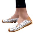 thumbnail image 2 of Womens Fashion Loafers Comfortable PU Leather Dressy Work Flats Lightweight Slip On Walking Shoes, 2 of 7