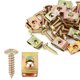 thumbnail image 1 of 20 Juegos 4.2x16mm Coche Clips U Clip Tornillo Surtido Tono Bronce, 1 of 1