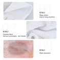 thumbnail image 4 of Dailycode Kitchen Wash Cloths with Hanging Loops Absorbent Absorbent Quick Drying Hand Towels, 2 Pack, Abstract Pink Gold Watercolor, 4 of 7