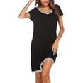 thumbnail image 3 of 3 In 1 Delivery/labor/nursing Nightgown Soft Maternity Hospital Dress, 3 of 5
