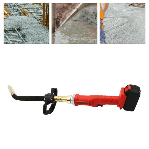Cordless Handheld Concrete Vibrator, Cement Vibrating Tool,  Air Bubbles Remover