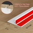 thumbnail image 3 of Weather Stripping Door Seal Strip, 16.4Ft/32.8Ft T-Shaped Silicone Weather Stripping Seal, Blocks Cold Drafts and Reduces Noise, 3 of 6