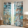 thumbnail image 2 of Homewish Blue Watercolor Art Blackout Curtains Set of 2 (52x84 Each), Chic Graffiti Abstract Window Curtains, Modern Fashion Style Curtains and Drapes, Black Out Curtains Bedroom Decor, 2 of 6
