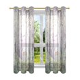 thumbnail image 7 of Yayeee Window Curtains Light Filtering 63"x52" Grommet Panel Pair Home Living Room Decor, Purple Deer, 7 of 7