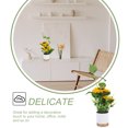 thumbnail image 2 of GOOHOCHY Girasol artificial en maceta, bonsái falso, girasol artificial, planta en maceta decorativa, bonsái artificial, 2 of 8