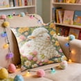 thumbnail image 7 of Covers Clearance! YZEGDCH Easter Bunny Pillow Covers 18x18 Inch Fluffy Faux Fur Decorative Farmhouse Cushion Case for Spring Farmhouse Decor Easter Gift, 7 of 7