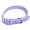 Purple, variant on Durable dog collar, soft rubber-coated webbing, waterproof and easy to clean,