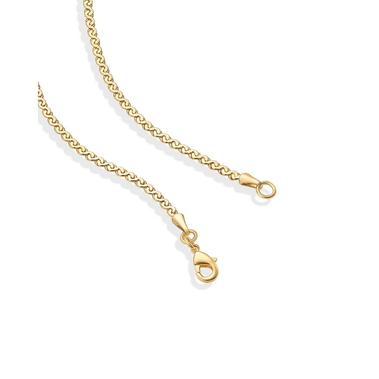 Zoë Chicco 14k Gold Pavé Diamond Serpent Box Chain Necklace
