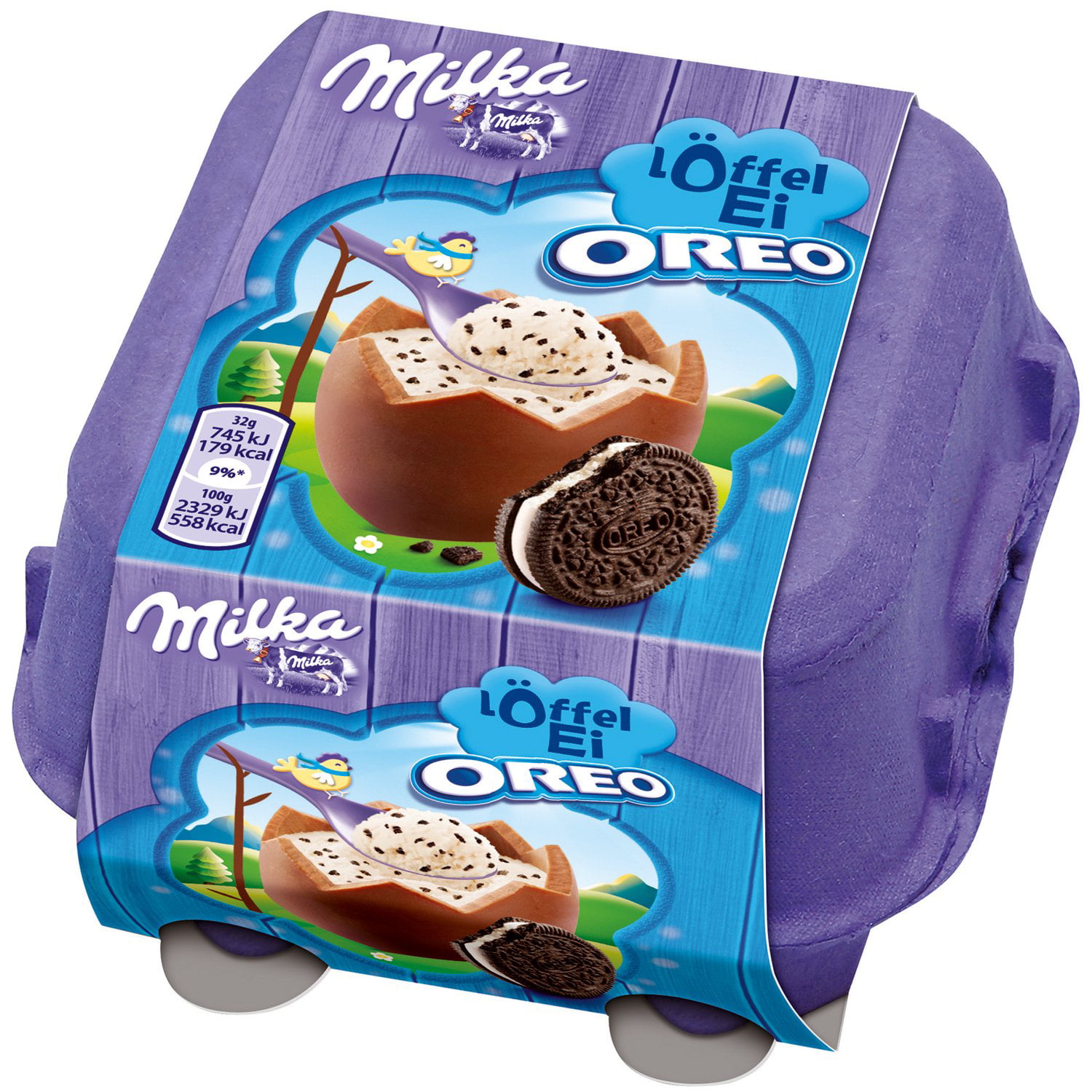 Milka - Loeffel Ei Oreo Chocolate Eggs 128g (Four 32g each) - Walmart.com