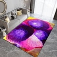 thumbnail image 3 of Purple Pink Abstract Marble Living Room Rug, Creative Exquisite Geometry Art Ultra-Thin Area Rugs, Easy-Cleaning Non Shedding Floor Indoor Carpet for Bedroom Kitchen Office Dining Room 2x3ft, 3 of 7