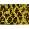 thumbnail image 1 of Ahgly Company Indoor Rectangle Abstract Yellow Modern Area Rugs, 2' x 5', 1 of 4