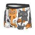 thumbnail image 2 of Kll Funny Cats Men'S Cotton Boxer Briefs Underwear-Xx-Large, 2 of 9