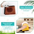 thumbnail image 3 of SLICHIO Microfiber Cleaning Cloth Set - 6 Pack Microfiber Towel 12"x12" with Printed Use Labels, Color-Coded Dish Rags Cleaning Towels, Reusable Rags for Cleaning House, Kitchen, Car, Bathroom, 3 of 7