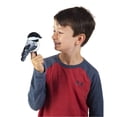 thumbnail image 2 of Finger Puppet Folkmanis Mini Chickadee blanco/negro/gris, 2 of 7
