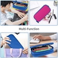 thumbnail image 5 of Goofa Darkmagenta Pattern Big Capacity Pencil Pen Case Office College Large Storage High Capacity Bag Pouch Holder Box Organizer, 5 of 9