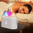 thumbnail image 2 of AZXY Humidifiers for Bedroom, Cool Mist Humidifiers for Home Large Room,Small Flame Fireplace Humidifier Diffuser Quiet,Aromatherapy Oil Diffuser Humidifier for Car Desk with Light, 2 of 7