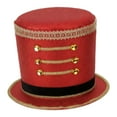 thumbnail image 4 of Sombrero de cascanueces Banda Juego de rol importante Disfraz Banda de música Accesorio de cosplay Rojo intenso, 4 of 8