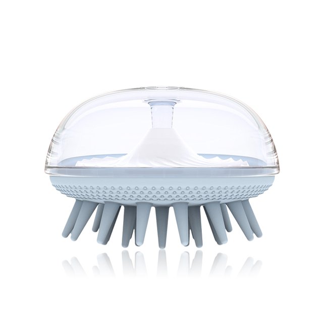 Scalp Massager Shower Cepillo de Ducha Manchas anti-picazón Raíz Cabello Masaje Cuidado de Masaje Cuerpo Herramienta Suministros Masculinos Niños Animales Azul AweSitey CE001265-03B