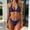 Navy, variant on Bikini Sets for Women Bikini String Boho Swimwear Set Tummy Control Swimsuits Slimming Bikini for Women Bathing Suit Set Vacation Swimwear Cute Swimsuits Y2k Bikini
