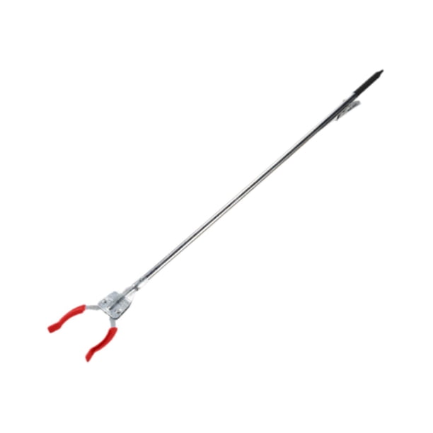 Pinza de agarre para basura, ayuda para alcanzar objetos, acero inoxidable, multiusos y conveniente. Negro