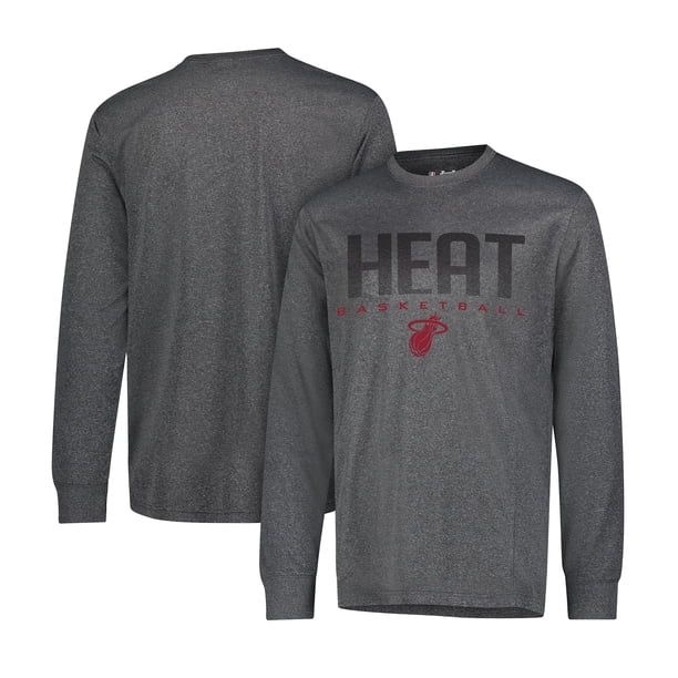 Camiseta Ultra Game NBA Miami Heat Manga Larga Unisex XXL