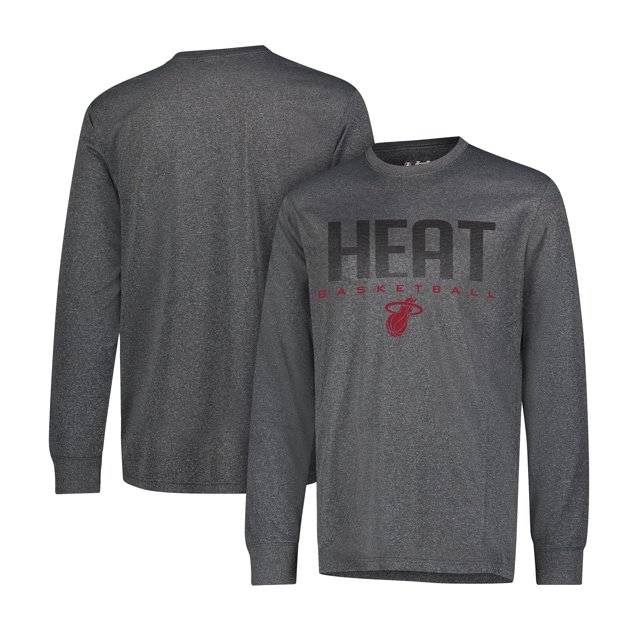 Camiseta Ultra Game NBA Miami Heat Manga Larga Unisex XXL