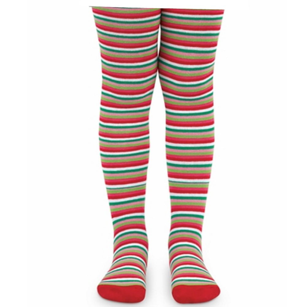 Jefferies Candy Cane Stripe Tights Christmas 18-24 months 
