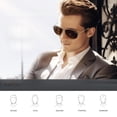 thumbnail image 3 of Classic Aviator Sunglasses for Men Women Driving Sun glasses Polarized Lens UV Blocking, 3 of 6