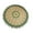 D, variant on Virelaxpo Green Christmas Placemat with Pom Pom - Round Woven Table Mat for Holiday Dining, Snowflake and Reindeer Patterns, Heat Resistant and Easy Clean, 38x38cm