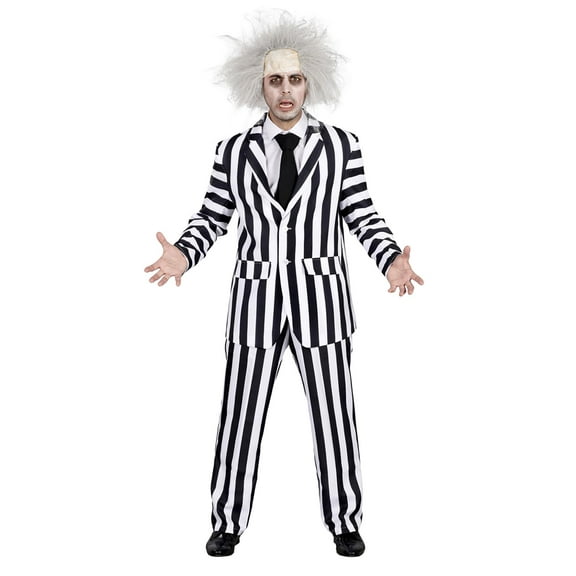 Orion Costumes Black & White Striped Suit Adult Costume | X-Small Male