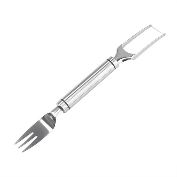 Bsvklp Cortador Tenedor Sandía 2 en 1 Cortador Sandía Acero Inoxidable Herramientas para Frutas