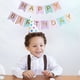 thumbnail image 3 of Batidor de pancarta de feliz cumpleaños, letras coloridas, pancarta para niños, decoración de cumpleaños para bebés, adultos, niños y niñas, suministros para fiestas, 3 of 5