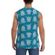 thumbnail image 4 of Balery Sea Turtle Camisetas sin mangas para hombre, absorbe la humedad y protege contra el mal olor.-XX-Large, 4 of 7