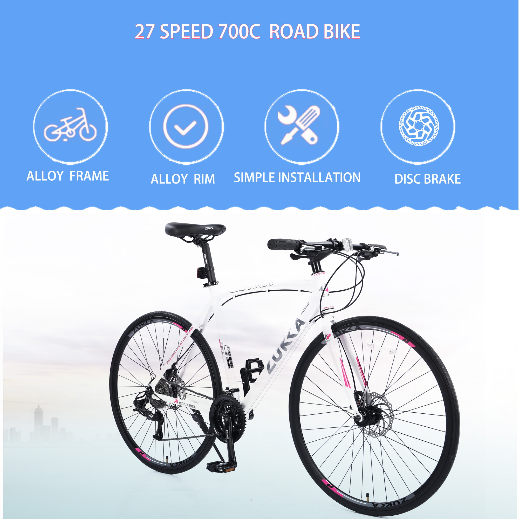 ZUKKA V Brake Lever Sets for MTB/City/Road/Folding Bikes or Beach Cruiser Bicycle 