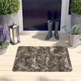 thumbnail image 2 of Brown Camo Deer Tree Pattern Flannel Non Slip Door Rugs,Washable Door Mats Indoor,Decorative Door Mats,Dirt-Resistant and Absorbent Doormat for Entrance,Bedroom,Kitchen,Bathroom,23.5x16in(60x40cm), 2 of 5