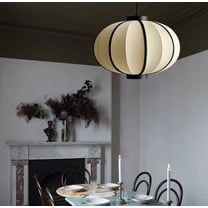 Arturesthome Japanese Wabi-sabi Fabric Chandelier Creative Dining Room Lantern Pendant Light